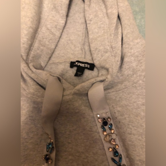 I quote bejeweled express hoodie - Picture 6 of 8